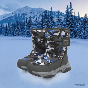 Botas de Nieve para Niños, Impermeables, Antideslizantes, de PU, Cálidas, para Invierno/Otoño, Tallas 26-38 - Product Image 3