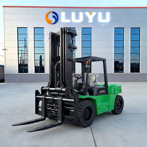 מלגזה דיזל כבדה LUYU <span class=keywords><strong>5</strong></span>-10 טון, <span class=keywords><strong>5</strong></span> טון, 6 טון, 7 טון, 10 טון, מנוע QUANCHAI, תיבת הילוכים אוטומטית, גובה הרמה 8 מטר - Product Image 1