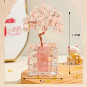 <b>Crystal</b> <b>Tree</b> Magic Cube Glass Base 5cmx11cm Home Decoration Ornament - Product Image 1