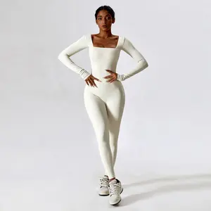 Набор для йоги, Быстросохнущий женский костюм для йоги, оптовая продажа, боди, спортивные комплекты для фитнеса
