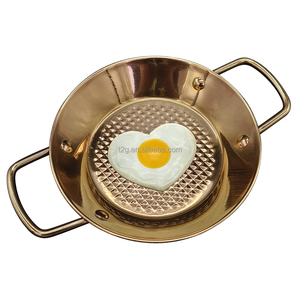 Paellera Comercial Moderna de Acero Inoxidable, Compatible con Cocina de Inducción, Color Oro Rosa, Dos Asas, Ecológica, Apta para Lavavajillas - Product Image 3