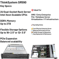 Serveur Rack de Calcul Haute Performance ThinkSystem SR590 pour Traitement de Données - Offre Spéciale