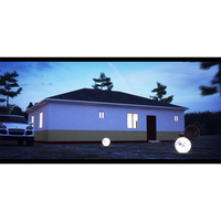Plans de maison moderne de 2 chambres pour la vie en famille