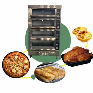 Hina-horno eléctrico de gas para hornear pizza, equipo de panadería completo, equipo comercial