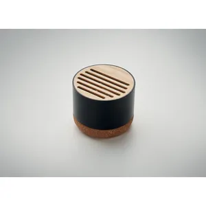 Altavoz RUMBA de corcho y aluminio, gadgets sostenibles - Product Image 1