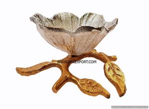 Bords Design Decorating Fancy Wholesale Copper Material Luxury Unique New Designing <b>Serving</b> Stand <b>Bowls</b> - Product Image 6