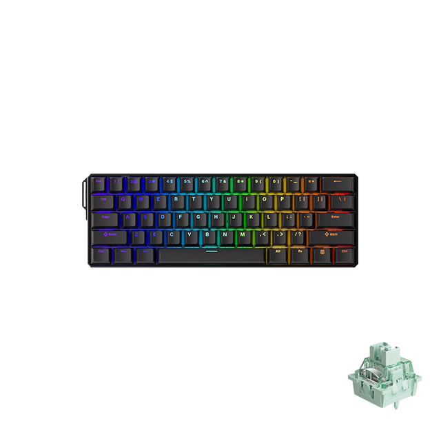 MONSGEEK FUN60 Ultra 60% Gaming Keyboard 8K Polling TMR Magnetic Switch 0.01mm RT MagMech Aluminum Shine-Through PBT