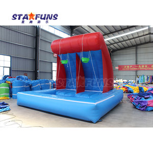 Juego de cubo de hielo de PVC comercial, juego de Carnaval inflable, tanque de ruleta de Gunge inflable, tanque de Gunge de agua inflable a la venta - Product Image 2