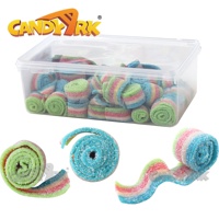 Custom Private Label Liquorice Candy Sour Licorice Gummy Hollow Tube Straw Candy Factory Supply