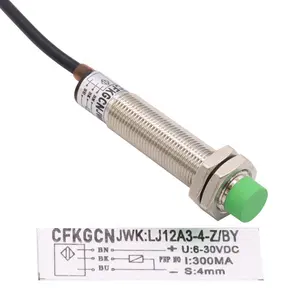 JWK LJ12A3-4-Z/BY DC6-36V Metal induction Inductive Proximity switch DC 3-wire PNP normally open m12