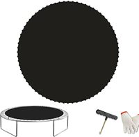 Tissu de remplacement à 56 ressorts pour tapis de trampoline circulaire souple et sûr de 6/8/10/12 pieds