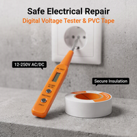LEIGHLY – Kit d'outils à main professionnels en plastique, 20 pièces, garantie 3 ans, OEM, pour l'entretien domestique, étui portable, pinces, bricolage