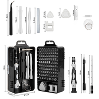 Kit d'outils de précision pour ordinateur portable et mobile, avec embouts magnétiques pour tournevis à chocs, étui rigide OEM, pour usage domestique et informatique
