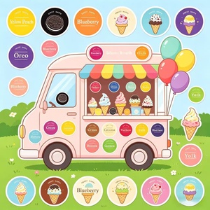 สติกเกอร์กันน้ำพิมพ์ UV แบบกำหนดเองได้ ทนทาน ตัดตามแบบ โลโก้สีสันสดใส ฉลาก PET ความหนืดสูง สำหรับงานฝีมือเทียน - Product Image 5