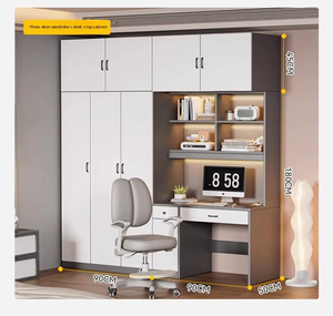 صنع في الصين بيع مباشر من المصنع خزانة الملابس الحديثة الشعبية خزانة الملابس أثاث كامل - Product Image 4