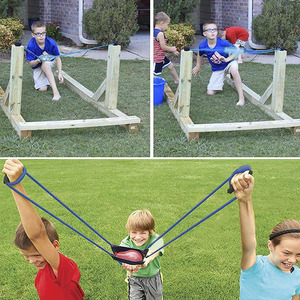 Vente en gros usine LEAJOY DH-BL08 TPE 1,5 m Ensemble lanceur de ballons d'eau pour enfants et adultes, Fronde, Catapulte, <span class=keywords><strong>Trebuchet</strong></span>, Utilisation en bord de mer - Product Image 5