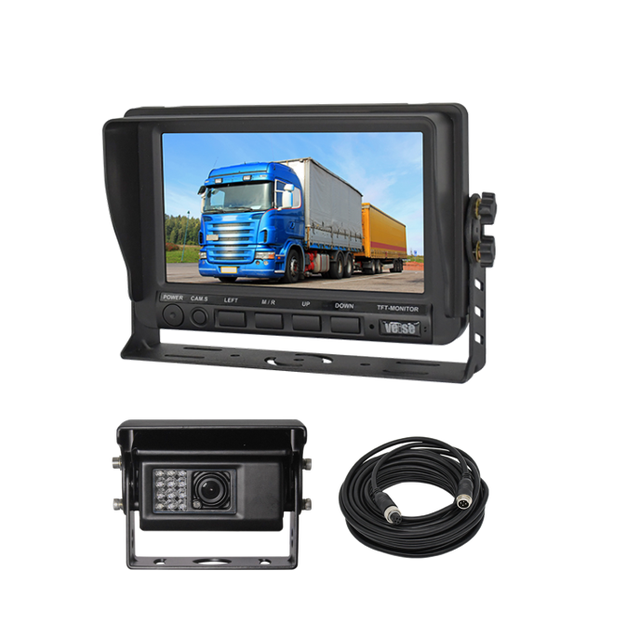 Veise Waterproof IP69K Anti- Dust HD Auto Motorized Auto Shutter Backup Reversing Camera for Trucks and Trailers