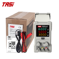 Fuente de Alimentación de CC Ajustable de la Serie TASI TDA, 30V 10A, 60V 5A, 100V 3A, Alta Precisión, 4 Dígitos, Fuente de Alimentación Variable para Laboratorio, CE