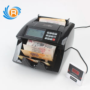 Compteur de billets avec écran LCD UV/MG, machine de comptage multi-devises, détecteur de faux billets, compteur d'argent USD/<span class=keywords><strong>EUR</strong></span>/TRY 2020 - Product Image 1