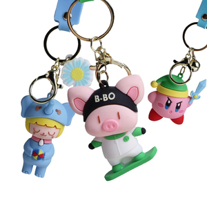 Caliente para <span class=keywords><strong>Amazon</strong></span> personalizado silicona PVC <span class=keywords><strong>Anime</strong></span> película héroes figura <span class=keywords><strong>de</strong></span> acción estatuas juguete dibujos animados llavero para coleccionar pantalla - Product Image 1