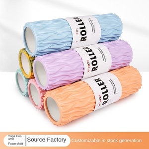 Amyup Hot Bán 33cm biểu tượng tùy chỉnh màu Hồng EVA PVC ABS massage bọt Con lăn mật độ cao xách tay cho yoga tập thể dục tập thể dục - Product Image 5