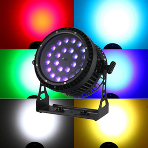 Projecteur LED <span class=keywords><strong>Par</strong></span> 24x18W en aluminium pour DJ, mariage, RGBWA UV 6-en-1 DMX, équipement d'éclairage de scène pour bar, discothèque, fête - Product Image 1