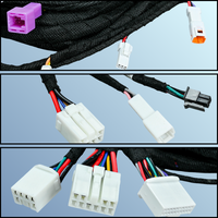 Arnés de Cableado de Plástico Personalizado SHR-04V-S-B de 4 Pines con Conector de Alta Durabilidad de Paso de 1.0 mm de Fábrica