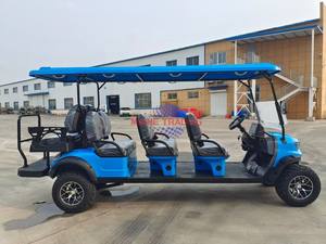 Voiture de golf électrique à batterie au lithium, 4 places, mini-voiture de golf, voiture de golf orientée vers l'avant, vente directe d'usine en Chine - Product Image 6