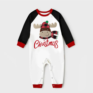 Прямая поставка, индивидуальные пижамные комплекты с низкой посадкой, одежда для сна с эластичной талией для всей семьи на праздники, как на Рождество - Product Image 4