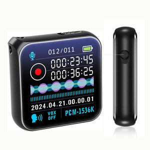 Grabadora <span class=keywords><strong>de</strong></span> Voz Multifunción <span class=keywords><strong>de</strong></span> 1536 Kbps <span class=keywords><strong>con</strong></span> Contraseña, Reloj Despertador, Radio FM, Libro Electrónico, Reproductor MP3 HIFI <span class=keywords><strong>de</strong></span> 128 GB - Product Image 1