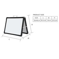 Tableau blanc magnétique personnalisé, effaçable à sec, pliable, pour la maison et le bureau