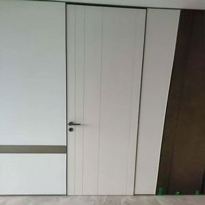 Puertas de Madera para Interiores con Marcos Hechas a Medida, Adecuadas para el Diseño de Puertas de Madera Modernas para Dormitorios en Casas - Product Image 2