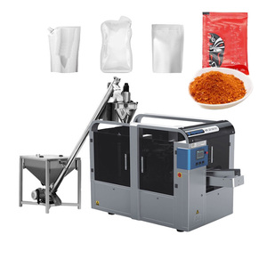 Machine à emballer automatique de joint de remplissage de sac de poche préfabriqué pour la poudre de <span class=keywords><strong>masala</strong></span> de casserole de piment d'épice - Product Image 1