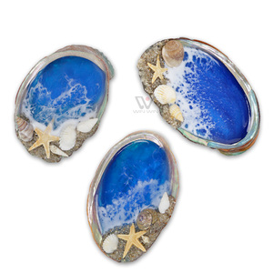 Plateau à Bijoux en Résine Coquillage Océanique, Étoile de Mer, Coquillage Marin, Décoratif, pour Mariage, Décoration Maison, Plage, Artisanat Fait Main, Cadeau - Product Image 6