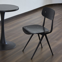 Chaise style industriel Loft nordique rétro en fer forgé pays américain simple vintage maison salle à manger et café chaise de bar