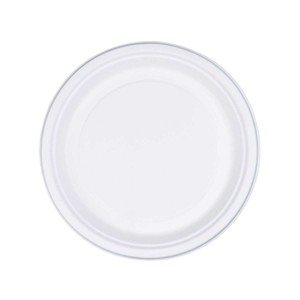Best Quality 6 Inch Bagasse Round Disposable Plate | Eco-Friendly Biodegradable Sugarcane <b>Pulp</b> Dinner Plate | Wholesale Price - Product Image 6