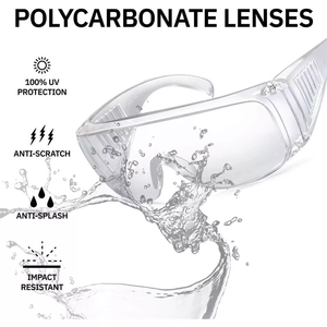 Gafas de Seguridad de Laboratorio de Alta Calidad, Transparentes, Anti-Impacto, para Protección en el Trabajo - Product Image 2