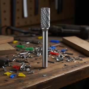 Cutter rotatif à découpe diamantée Fervi, carbure de tungstène 6 mm pour métal, bois, plastique - Product Image 3