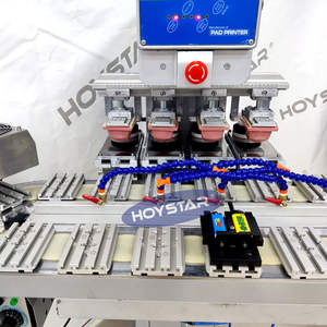 Machine d'impression rotative à 4 couleurs pour briquets avec servomoteur, machine d'impression tampographique, taille-crayon, imprimante tampon à vendre - Product Image 2