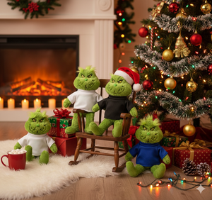 Juguetes de Peluche Personalizados del <span class=keywords><strong>Grinch</strong></span> Navideño, <span class=keywords><strong>Grinch</strong></span> con Gorro Navideño, Peluches, Juguetes Blandos, Regalo para Niños, Venta al Por Mayor - Product Image 4