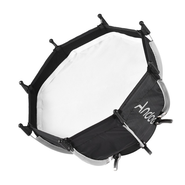 Wholesale 30cm/ 11.8in Mini Octagonal Softbox with Removeable Diffuser Cloth Honeycomb Grid Compatible with Wholesale Mini COB Video