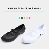 Chaussures d'été confortables pour femmes, respirantes, en EVA, à bout rond, basses, pour infirmières, chefs et serveurs