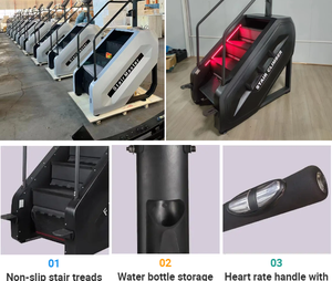 Machine d'escalade de bonne qualité meilleures machines de maître d'escalier équipement de fitness commercial grimpeur d'escalier de gymnastique à vendre - Product Image 6