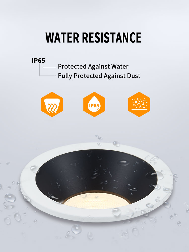 Die Cast Alum Waterproof IP65 Downlight 7,5cm Bathroom Ceiling Spot Lights