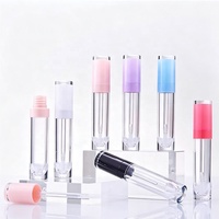 Tubes de gloss à lèvres vides personnalisés colorés 8ml, emballage cosmétique pour blush et faux cils, impression de logo personnalisée, bouchon à vis