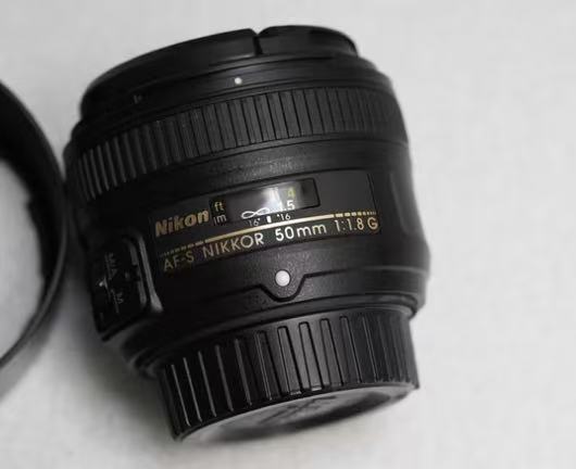 Original 90% New Fixed Lens Standard Camera Lens Nikkon 50mm F1.8G Prime Lens 50mm Full Frame Camera Lens