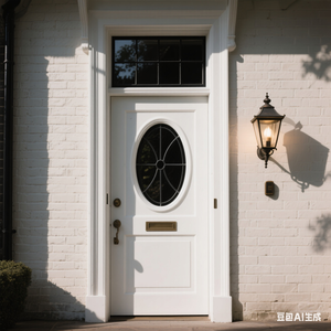 24 \ "ประตูโค้งไม้ & 48 \" สำหรับระเบียงในร่มประตูไม้พายุเฮอริเคนกระทบกระทบฝรั่งเศสสำหรับภายนอกห้องนอนห้องโถง-ลดราคา - Product Image 1