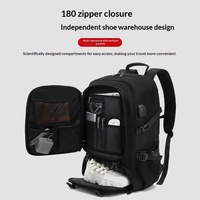Sac à dos Oxford en polyester pour homme, grande capacité, extensible, multi-compartiments, pour voyage, ordinateur portable, bagage de cabine