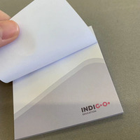 Bloc-notes adhésif personnalisable pour entreprise, imperméable, transparent, auto-adhésif, bloc-notes d'écriture, papeterie de bureau, bloc-notes adhésif