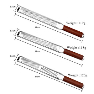 Cepilladora de queso de acero inoxidable, rallador de verduras, rallador de limón, trituradora de queso, trituradora de alimentos multifuncional - Product Image 4